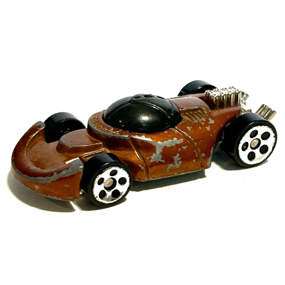 Vintage 1999 Hot Wheels Brown Model Race Car Die Cast Toy Car Black Mattel 1:64